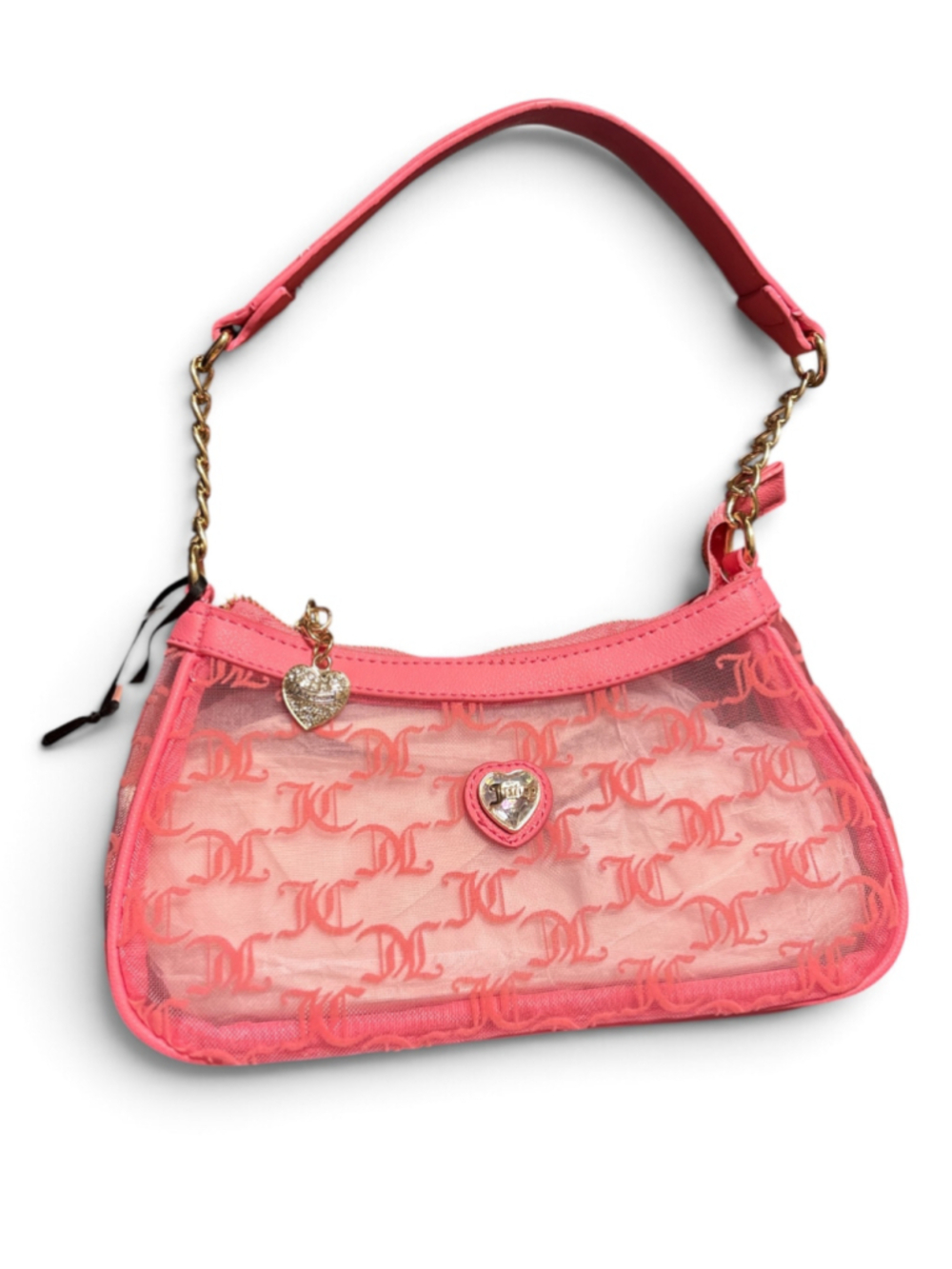 Juicy Couture Pink Mesh Shoulder Bag